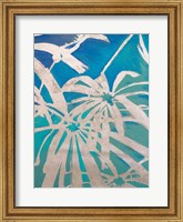 Framed Silver Palms I