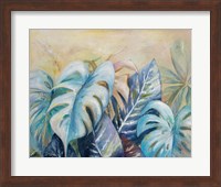 Framed 'Blue Plants I' border=