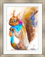 Framed Hipster Squirrel