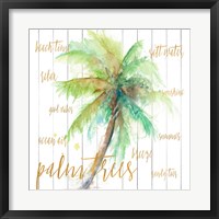 Framed Vacation Palm