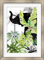 Framed Elefante Negro I