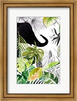 Framed Elefante Negro II