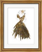 Framed Fashion in Gold I