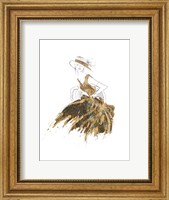 Framed Fashion in Gold II