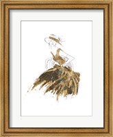 Framed Fashion in Gold II