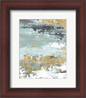 Framed Gold Magic Vertica Abstract I