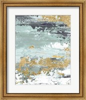 Framed Gold Magic Vertica Abstract I