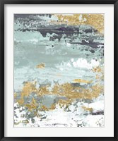 Framed Gold Magic Vertica Abstract I