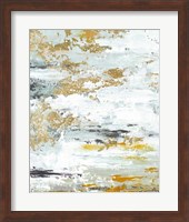 Framed Gold Magic Vertical Abstract II