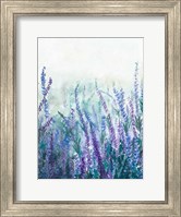 Framed Lavender Garden I