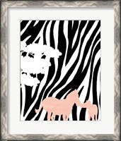 Framed Modern Zebra's