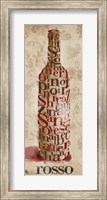 Framed Type of Wine I