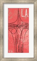 Framed LA Grid Panel