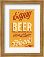 Framed Enjoy Beer
