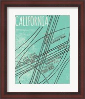Framed California Roads