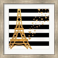 Framed Eiffel Tower Love