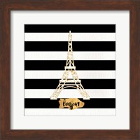 Framed Gold Paris Collection II