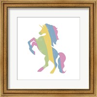 Framed Multicolor Unicorn