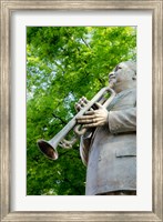 Framed Beale Street Statue of WC Handy, Memphis