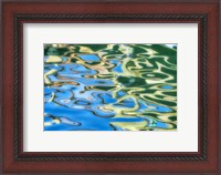 Framed Painterly Reflection in Water