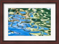Framed Painterly Reflection in Water