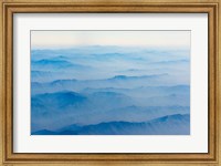 Framed Aerial View of Mountain, South Asia