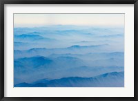 Framed Aerial View of Mountain, South Asia