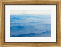 Framed Aerial View of Mountain, South Asia