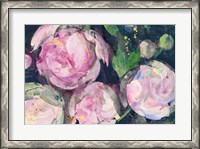 Framed Evening Peonies II