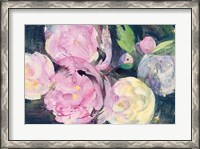 Framed Evening Peonies I