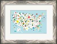 Framed Fun USA Map