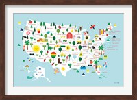 Framed Fun USA Map