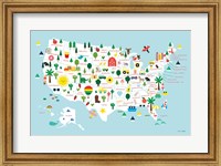 Framed Fun USA Map