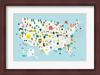 Framed Fun USA Map