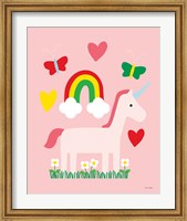 Framed Unicorn Fun I