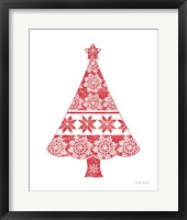 Framed Nordic Holiday Christmas Tree