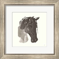 Framed 'Horse Portrait I' border=