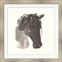 Framed 'Horse Portrait I' border=