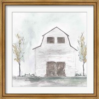Framed White Barn IV