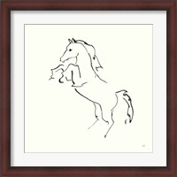 Framed Line Horse IX