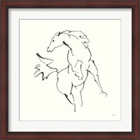 Framed Line Horse VIII