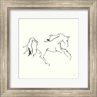 Framed Line Horse VII