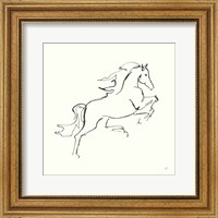 Framed Line Horse VI