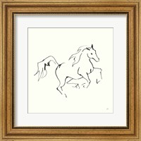 Framed Line Horse V