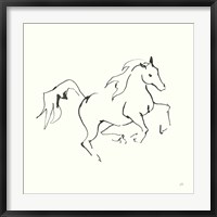 Framed Line Horse V