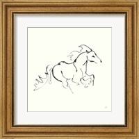 Framed Line Horse II