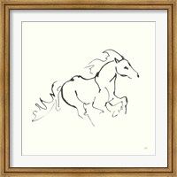 Framed Line Horse II