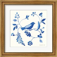 Framed 'Songbird Celebration II' border=