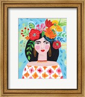 Framed Boho Girl II