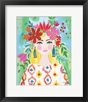 Framed Boho Girl I